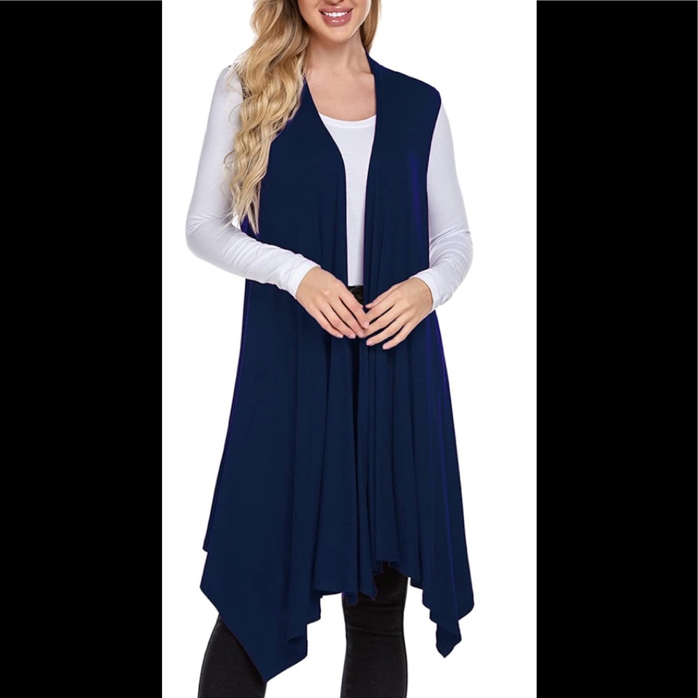 Meaneor Sleeveless Cardigans